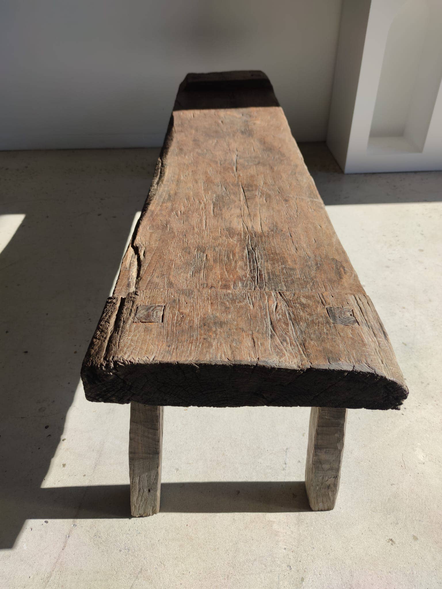 Office Objets - Wholesale Bench - Very large antique teak bench H:50cm L:2m0679