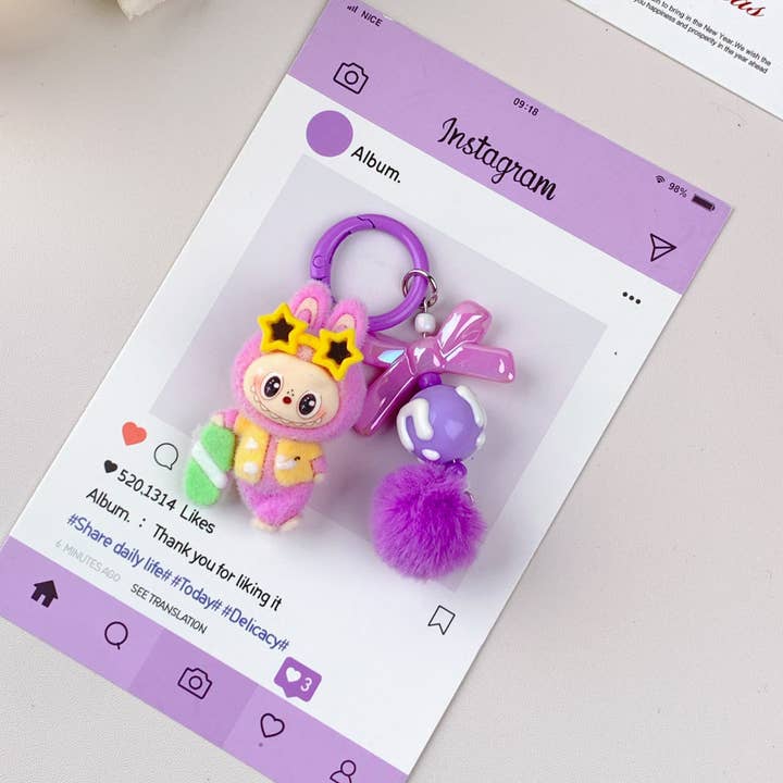 Lilyrosy(Duty free) - Wholesale Keychain - Women's - Hot-Selling Cute Keychain for Girls,Car Key Accessory5