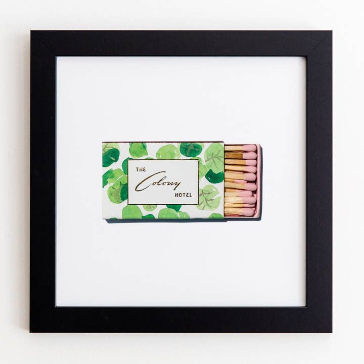 Match South - Wholesale Art Print - The Colony Hotel