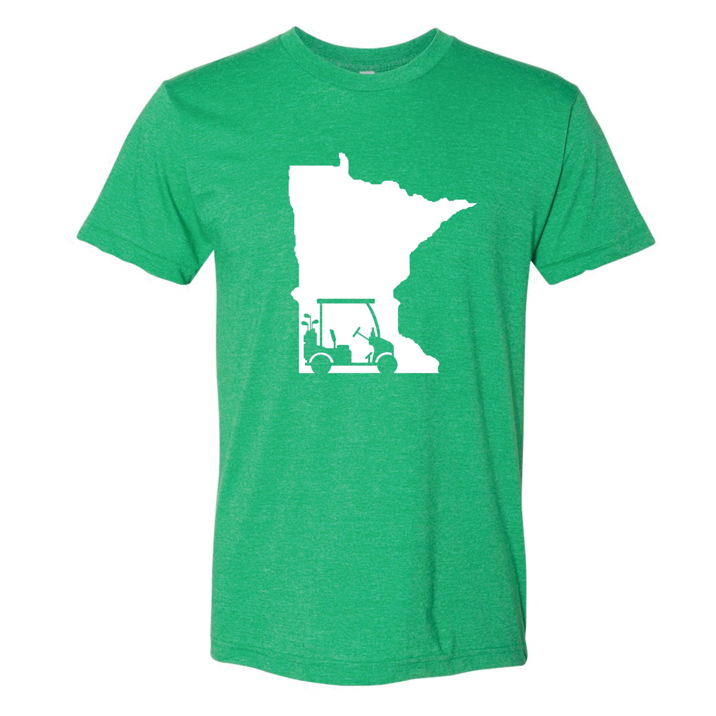 Minnesota Awesome – wholesale Screen printed t-shirt – unisex – Golf Cart Minnesota Shirt4