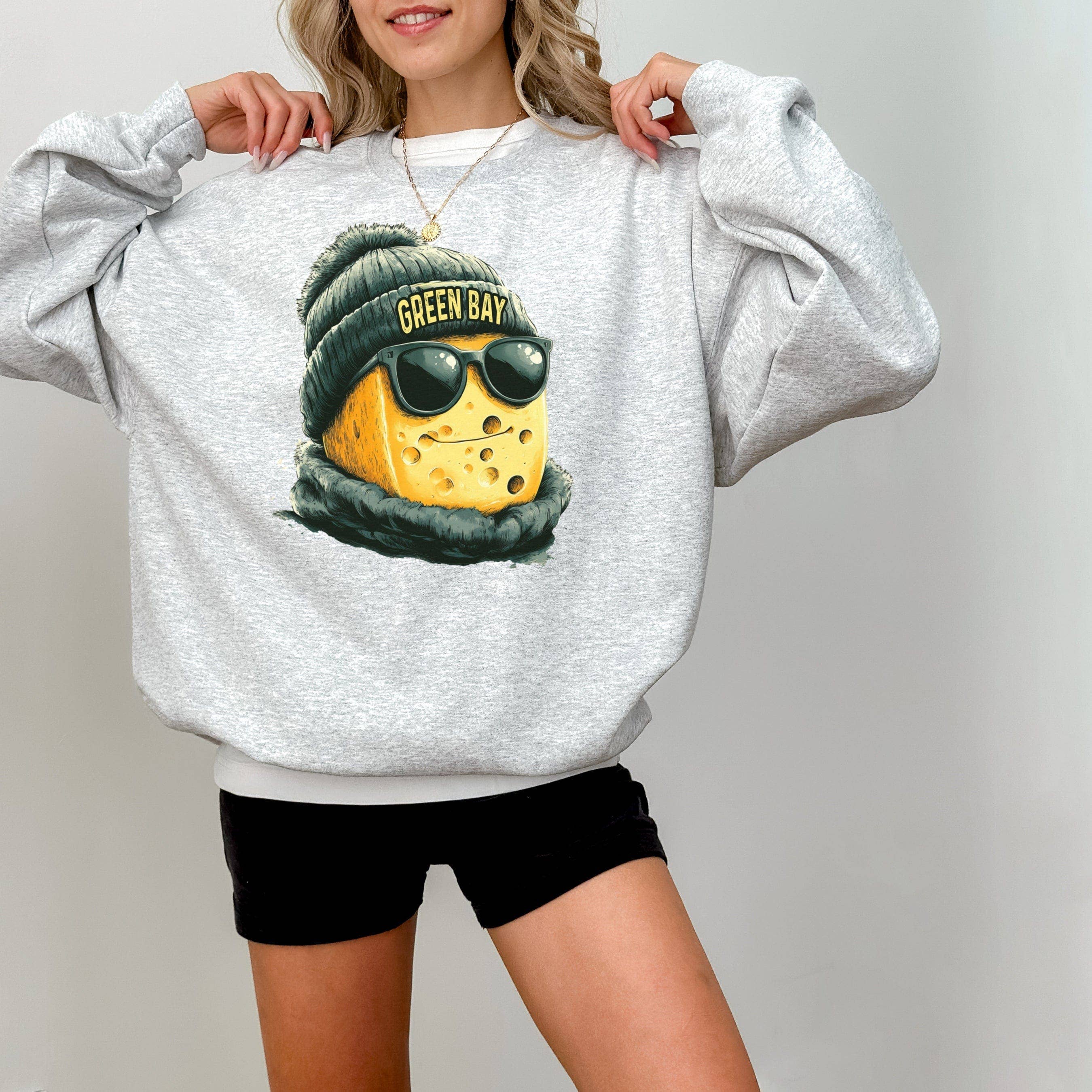 Hello Team Spirit - Wholesale Graphic Sweatshirt - Women's - Green Bay Sweatshirt0