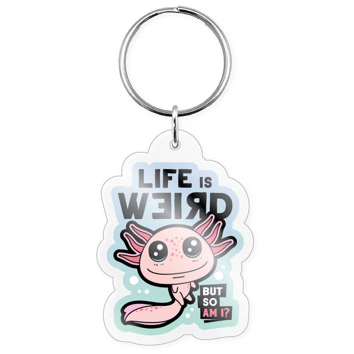 Morris Magnets - Wholesale Keychain - Unisex - Keychain - Let's Get Weird Axolotl