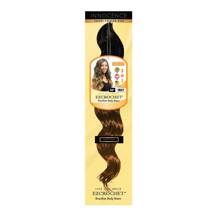 EZBRAID UK - Wholesale Hair Extensions - EZCROCHET Brazilian Body Wave 20"1