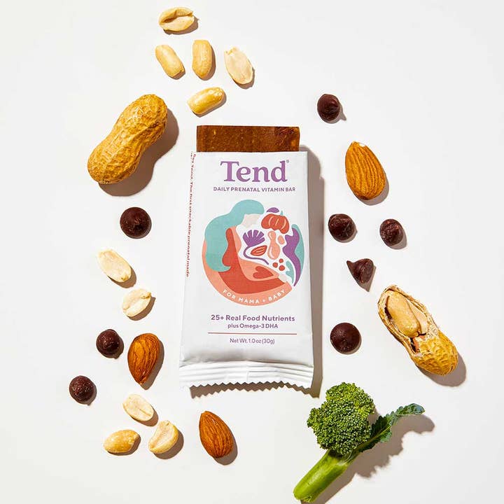 Tend - Wholesale Pre-Natal Supplement - Maternity - Peanut Butter Chocolate Prenatal Vitamin Bar (28 bars)1