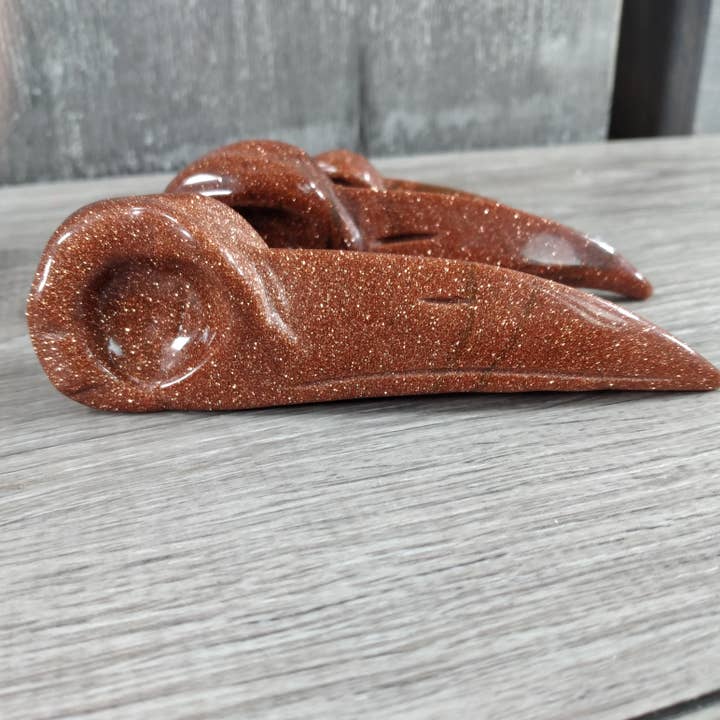 Keystone Crystals - Wholesale Decorative Figurine - Gemstone Raven Skull Figurine – Carved Crystal Decor4