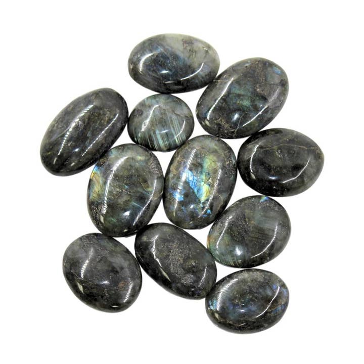 Palmensteine — Labradorit, 2 Pfund für den Großhandel von Earths Elements Wholesale