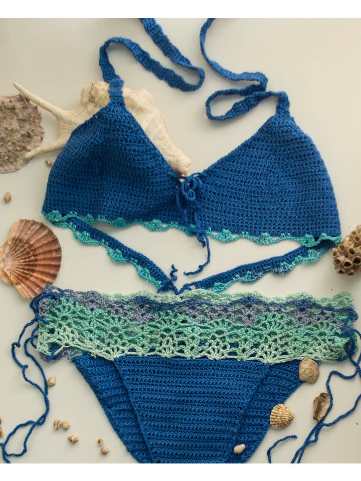mayAqua - Vendita all'ingrosso Bikini - Donna - Bikini all'uncinetto, set bikini brasiliano, bikini a triangolo Boho