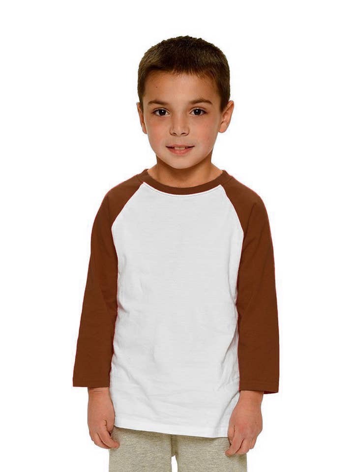 MONAG - Wholesale T-Shirt - Kids - Infant & Toddler Cotton Unisex Raglan Baseball T-Shirt4