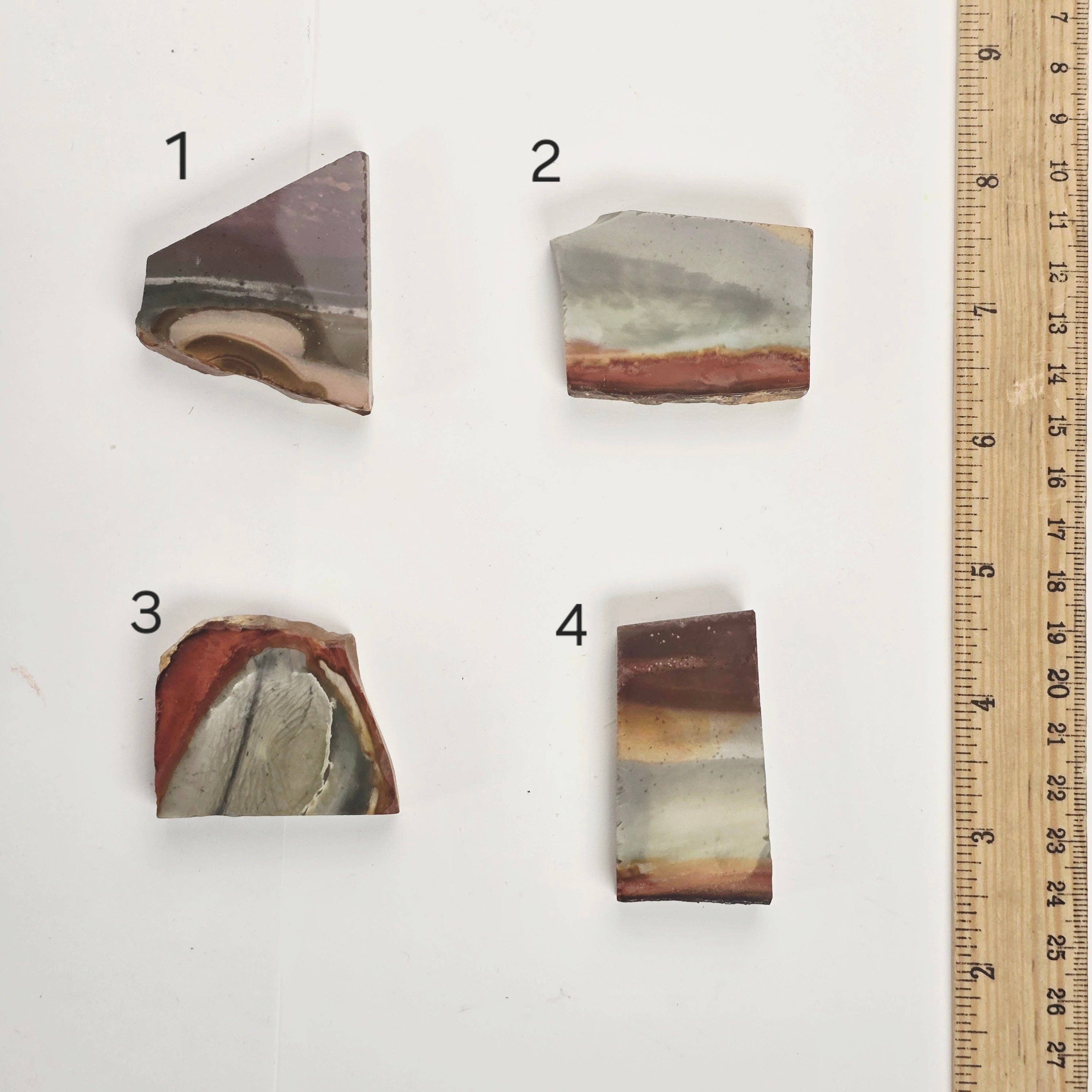 Rock Paradise - Wholesale Spiritual Stone/Crystal - Polychrome Jasper Semi Polished Crystal Slab - You Choose4