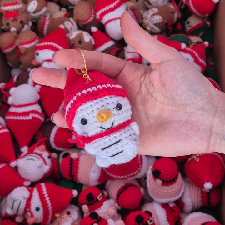 despinacrafting - Wholesale Keychain - Women's - Handmade Christmas Keychains β Crochet Holiday Collection5