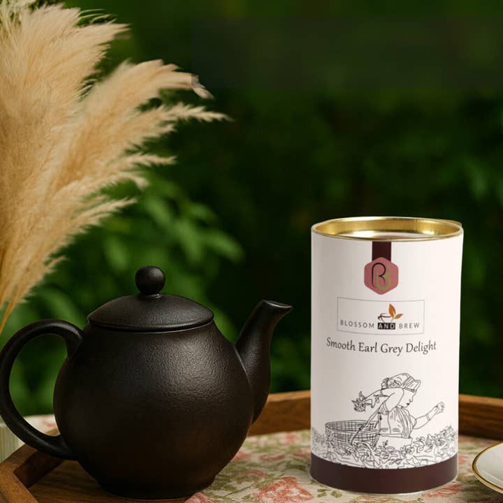 Blossom & Brew - Wholesale Loose Tea - Earl Grey Black Tea- Smooth Bergamot & Vanilla Cream3