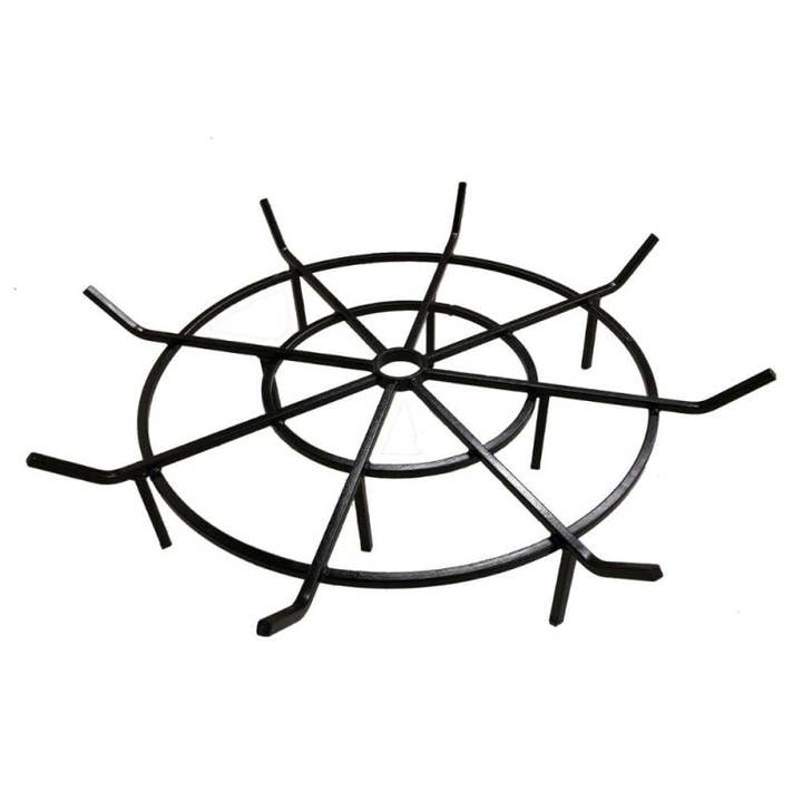 Walden Wagon Wheel Steel Fire Pit Grate for wholesale by Walden Backyards
