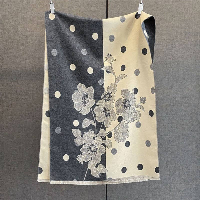 OceanusSwim – wholesale Scarf – Women's – Fashion Print Fringed Scarf8