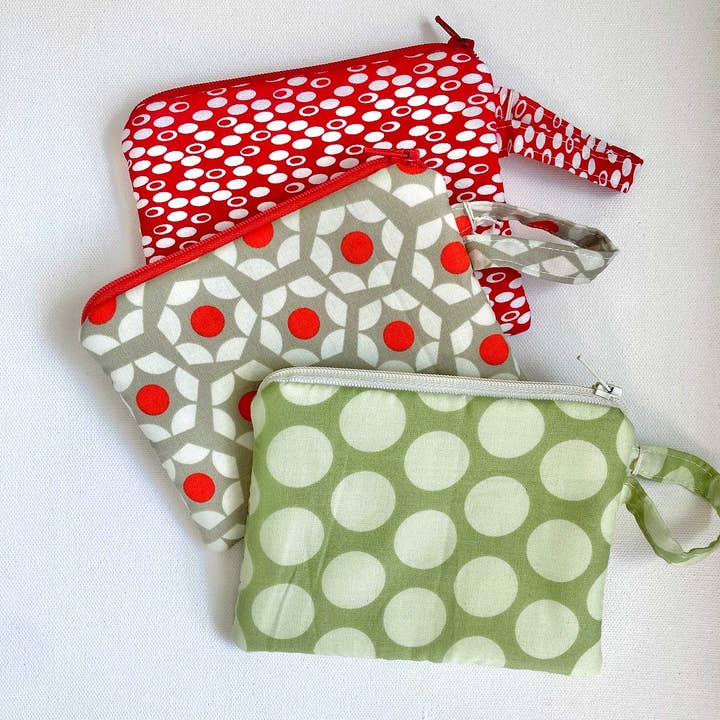 edeenut - Wholesale Coin Purse - Kids - Variety of Polka Dot SMALL ZIPPER BAG Coin Purse Wallet Kids