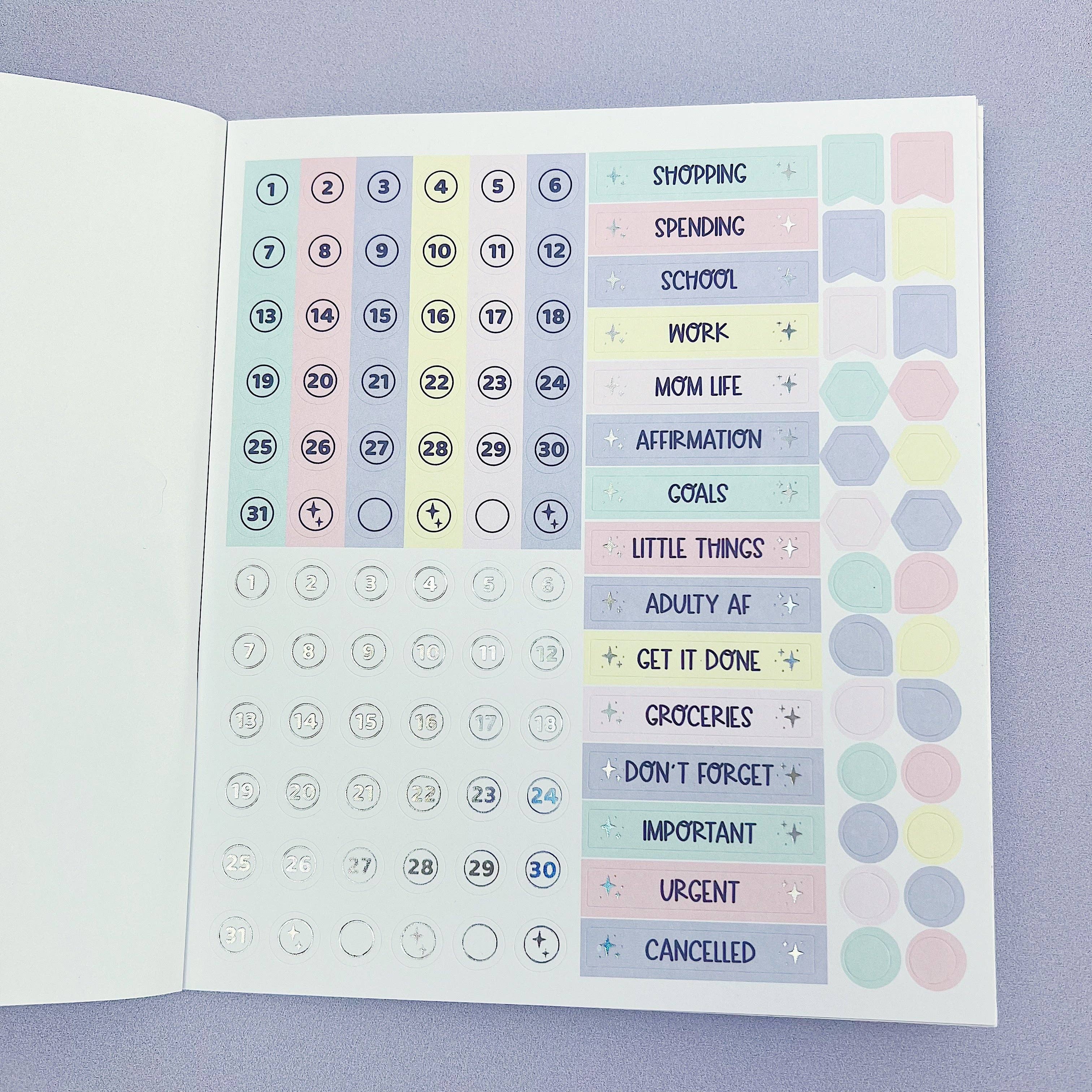 The HoneyBShop - Wholesale Sticker - Polly Pocket Sticker Book | Matte Sticker Paper | 10 Pages | Holographic Foiled8