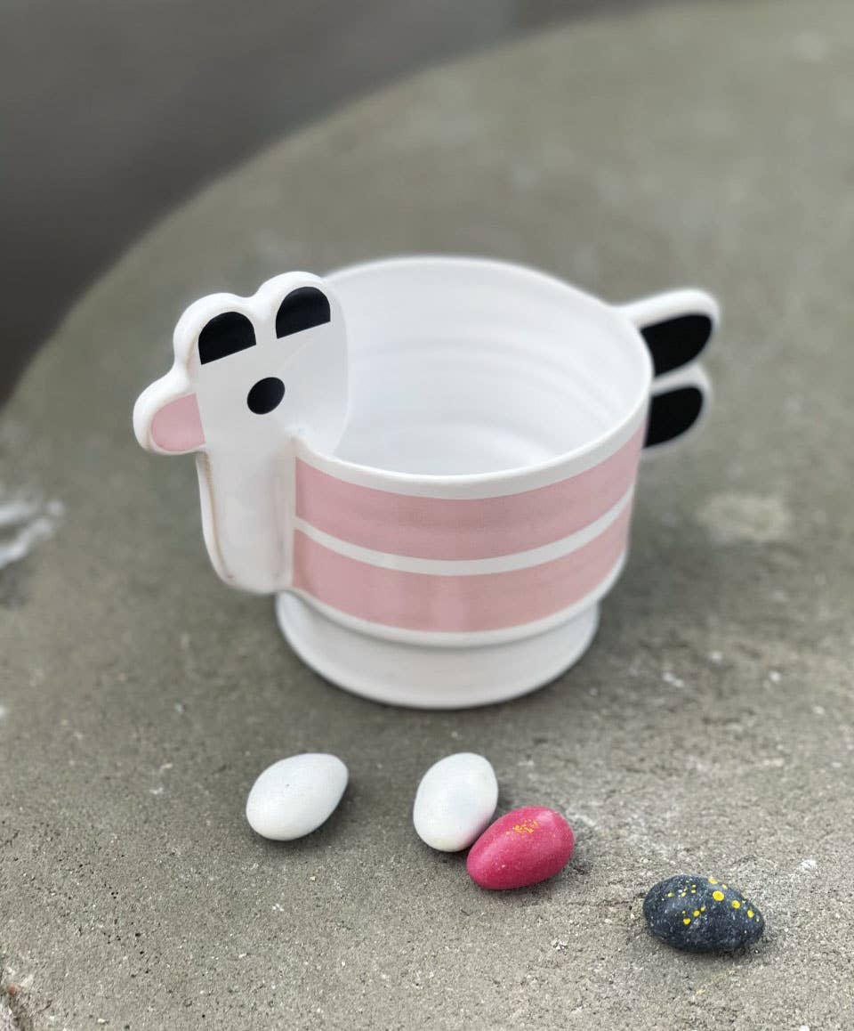 camillaengdahl – Großhandel Tischdeko – Agda – kleine rosa Henne1