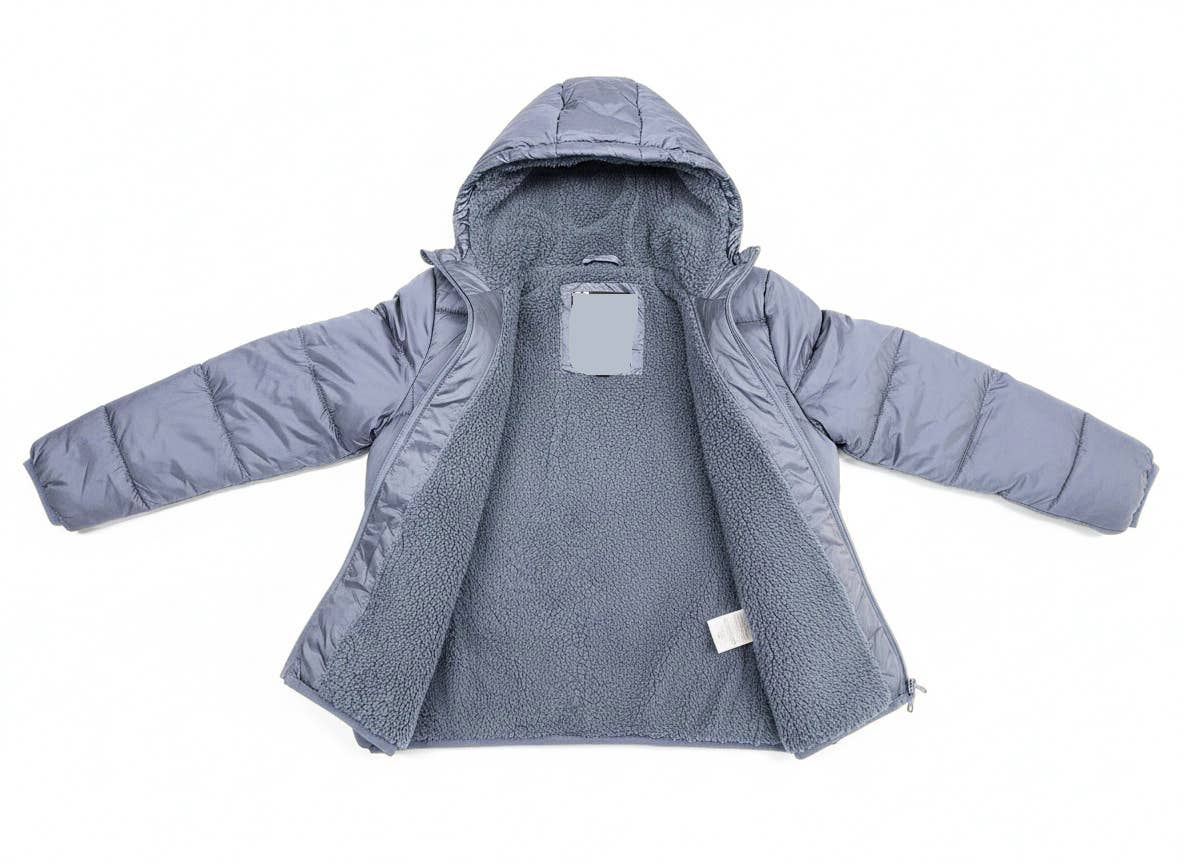 1826 - Vente Doudoune – enfant - Doudounes à capuche doublées en sherpa pour garçons 1826 tailles 4-205