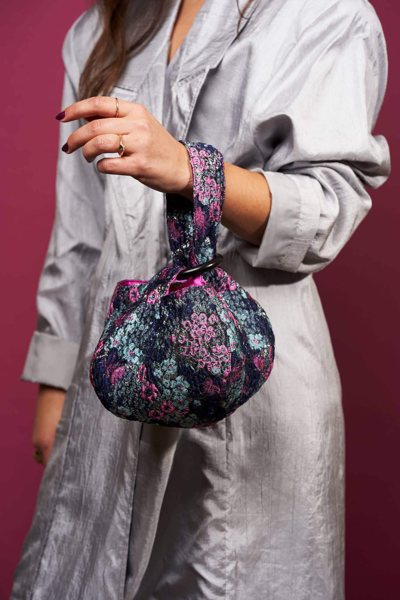 MLE - Wholesale Clutch Bag - Women's - Cece Brocade Handbag1