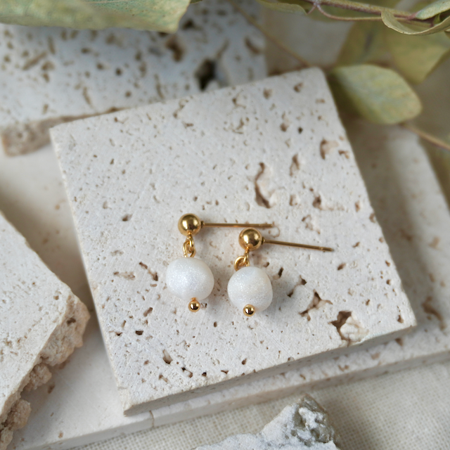 Aether & Nox – wholesale Stud/post earrings – Terra Stud Pebble1