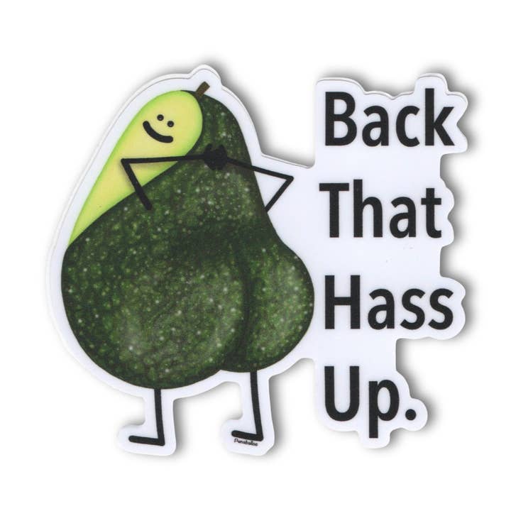 Punaballoo – Großhandel Aufkleber – Lustiger Avocado-Aufkleber - 3" Matte Vinyl Wasserdichte Abziehbild0