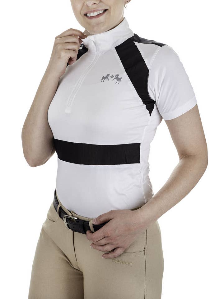 JPC Equestrian – wholesale Athletic top – Women′s – Equine Couture Ladies Nicolette Equicool Show Shirt1