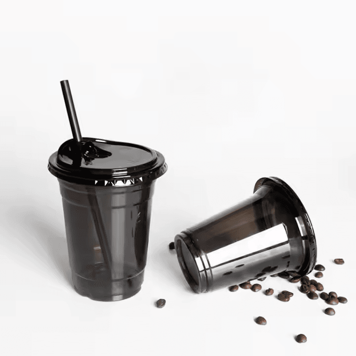 Clene Pack - Wholesale Disposable Cup - CLENE PACK Black Plastic Cups, PET, BPA-Free13