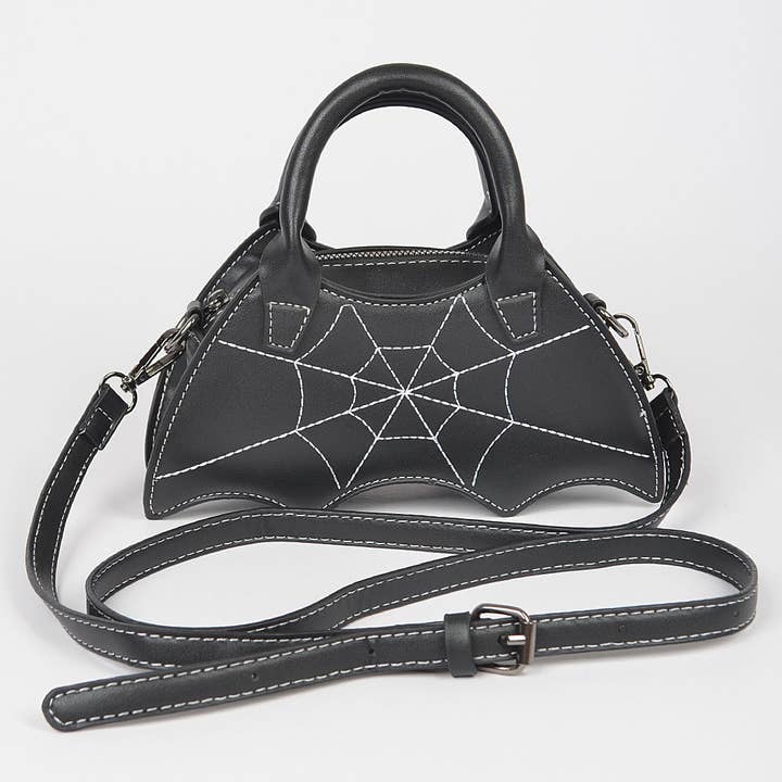 Pochette Halloween avec poignée en forme de chauve-souris pour la vente par 3AM BY H&D ACCESSORIES