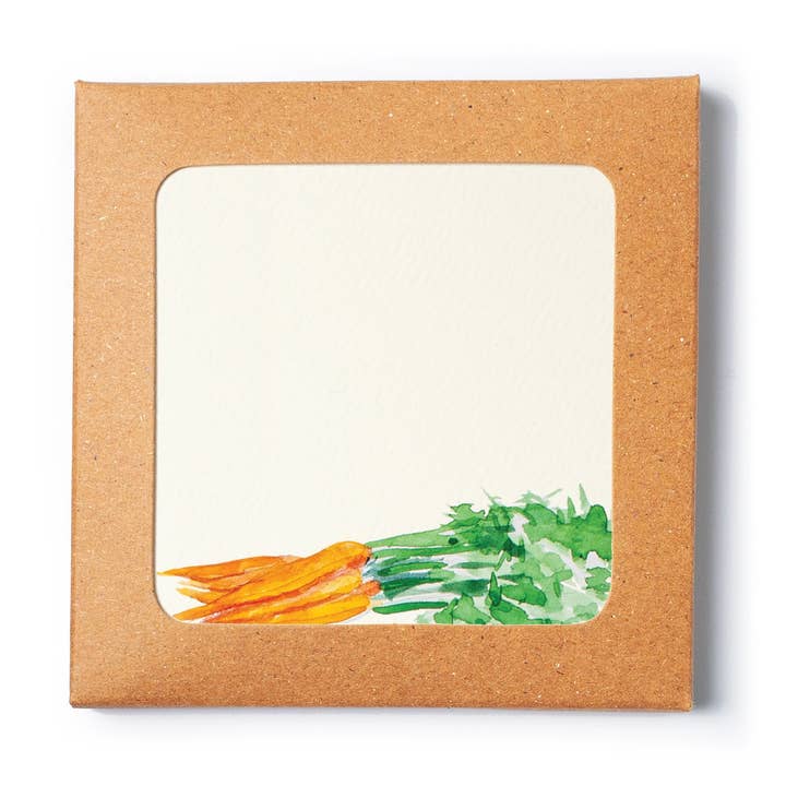 Mini Stationery Set - Carrots for wholesale by Piccola Arte