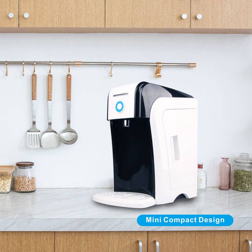 DRINKPOD LLC - Vendita all'ingrosso Filtro per acqua - Sistema di purificazione e filtrazione acqua da banco Hydrate Mineral Spring, filtro a 4 stadi, erogatore senza bottiglia, senza bisogno di elettricità4