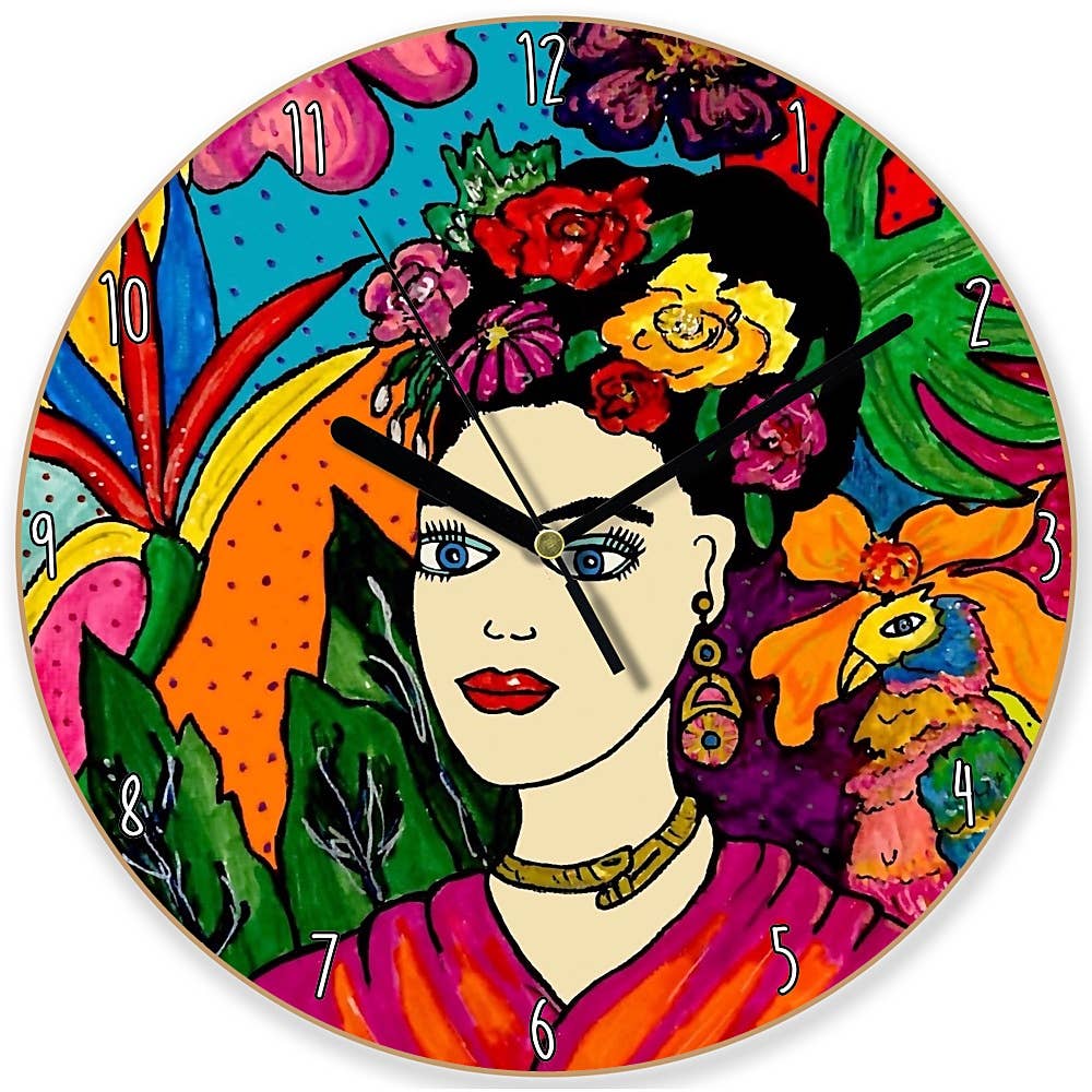 FunkyAdi - Wholesale Wall Clock - Printed Wooden Clocks5