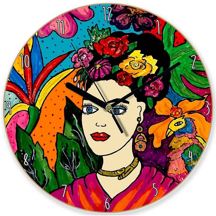 FunkyAdi - Wholesale Wall Clock - Printed Wooden Clocks5