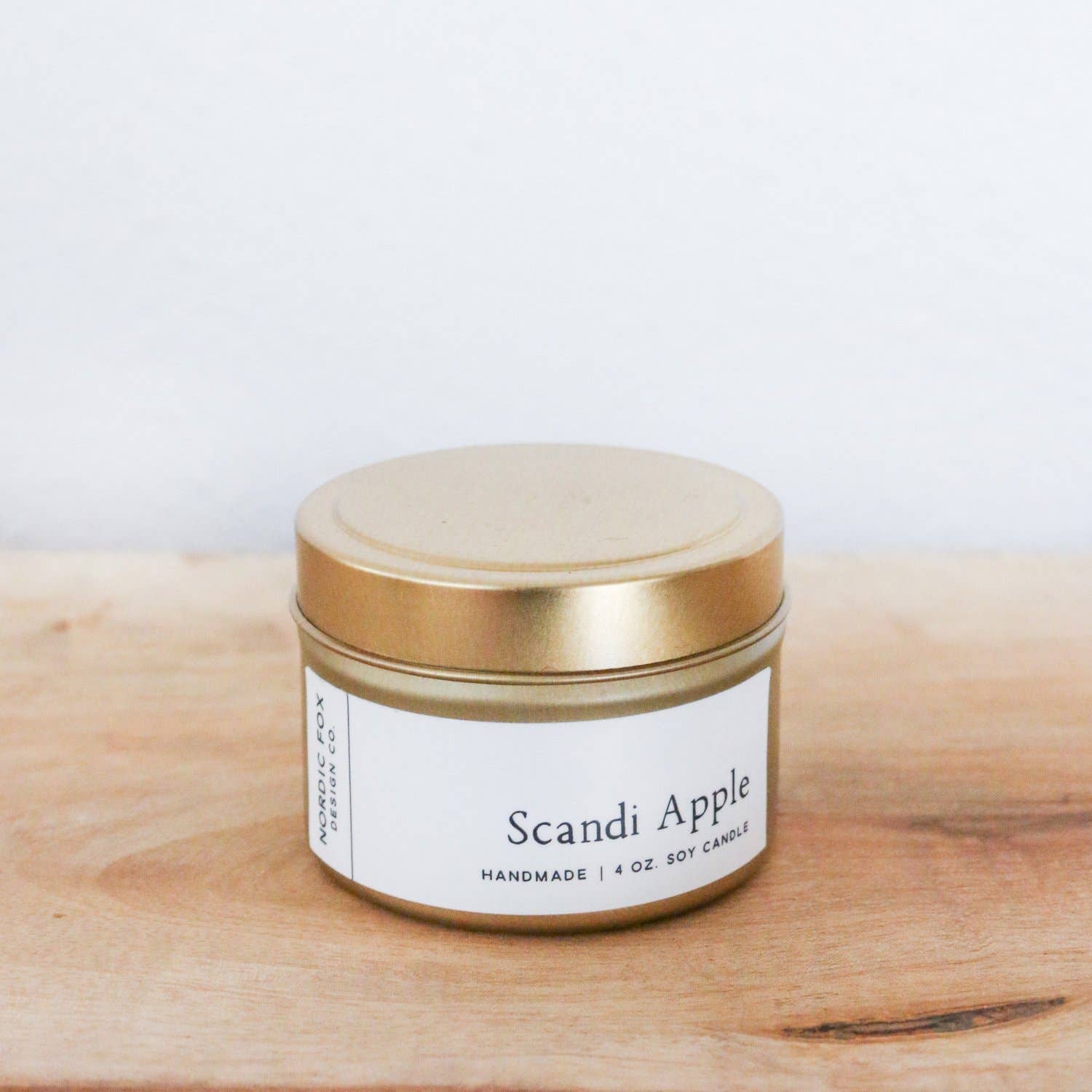 Nordic Fox Design Co. - Wholesale Jar/Filled Candle - Scandi Apple Handmade Soy Candle1