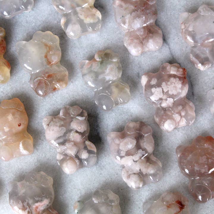 Flower Agate Kitty (Crystals & Stones) for wholesale by Pebble House