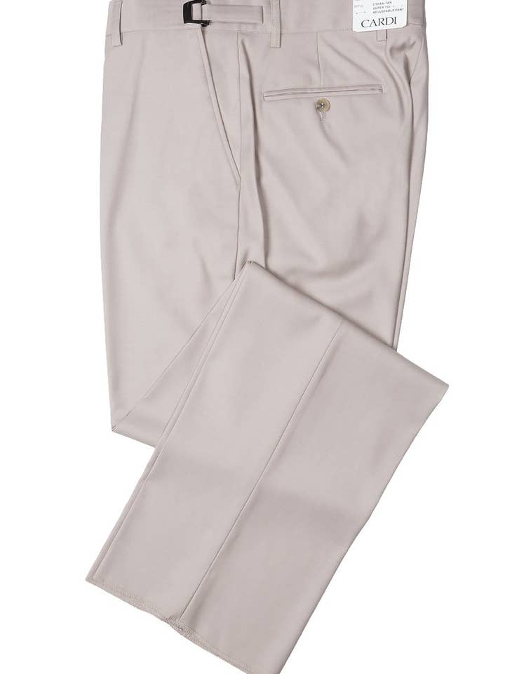 "Ethan" Kids Tan Super 150's Luxury Viscose Blend Suit Pants for wholesale by Cardi International