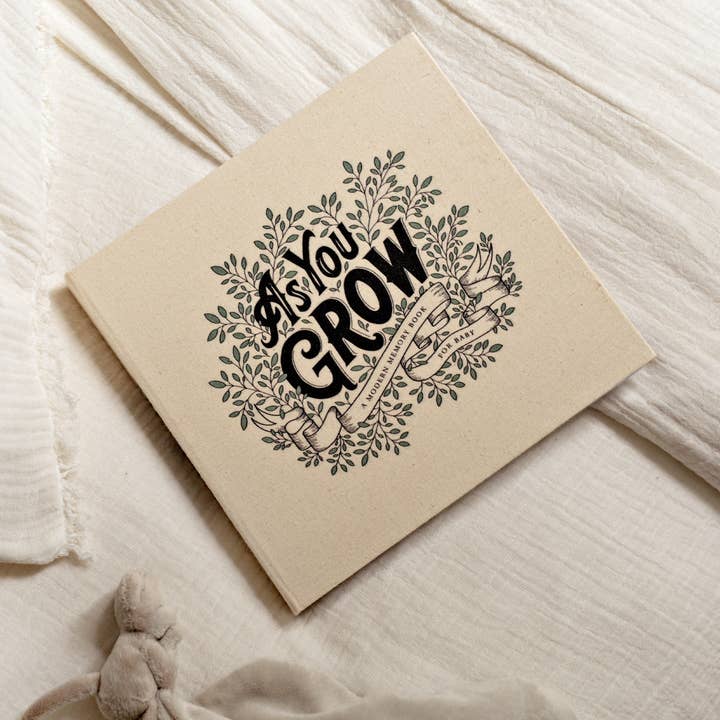 Paige Tate & Co. - Wholesale Memory Book - Kids & Baby - As You Grow: A Modern Memory Book for Baby (New Mom)