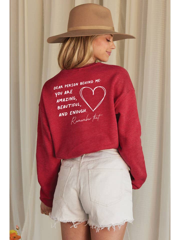 OAT COLLECTIVE - Wholesale Graphic Sweatshirt - Women's - YOU MATTER Graphic Sweatshirt3