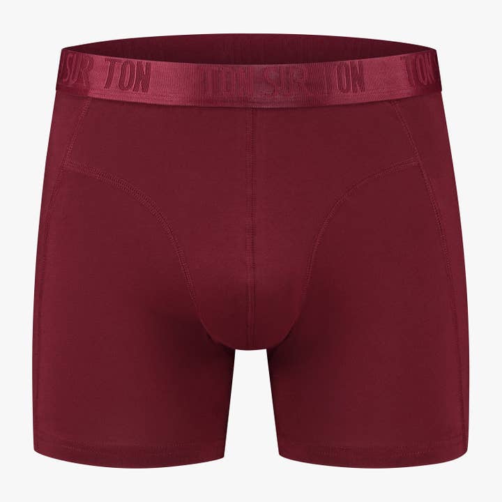 Ton Sur Ton - Wholesale Underwear - Men's - Burgundy - Organic1