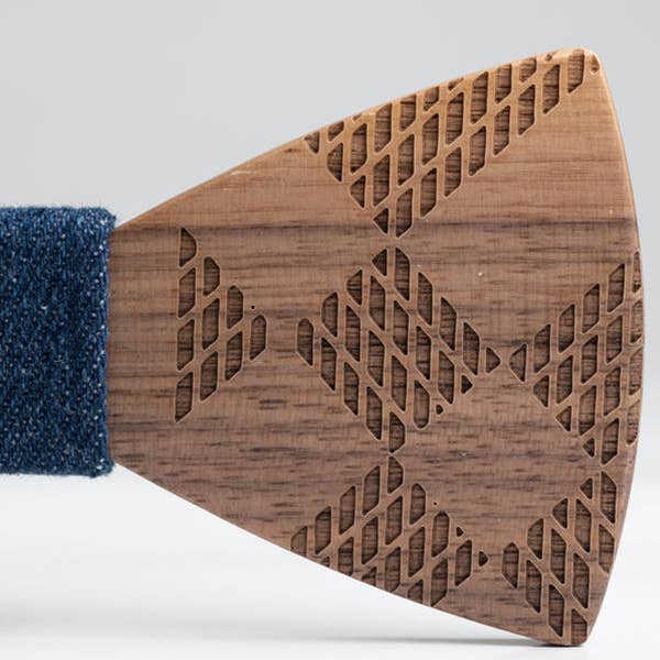 Wood&Chic - Wholesale Vlinderdas - Heren - Houten vlinderdas voor heren - Cactus4