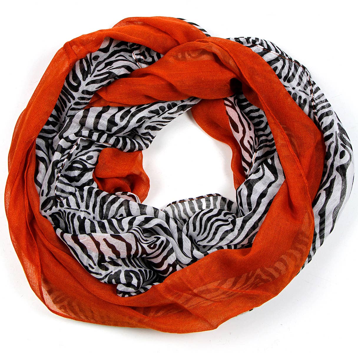 SERENITA - Wholesale Scarf - Women's - Infinity Scarf Print Lightweight Loop Scarf Summer Wrap6