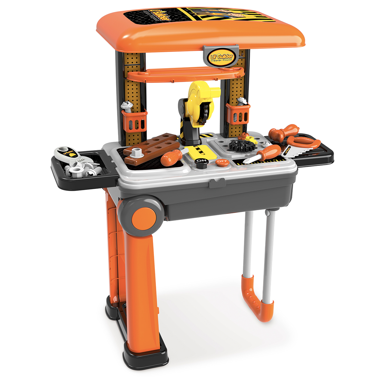 World Tech Toys - Wholesale Toy Set - Kids - 36 Piece Lil Builder Mobile Suitcase Luggage Kids Playset2