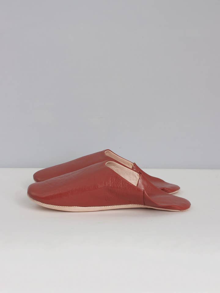 Bohemia Design - Wholesale Slippers - Men's - Moroccan Men's Babouche Slippers, Terracotta