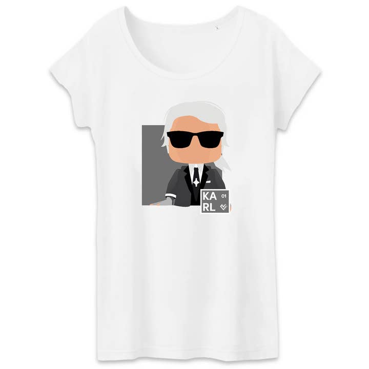 Karl Collection #01 t-shirt voor dames voor wholesale door MINICRUSH