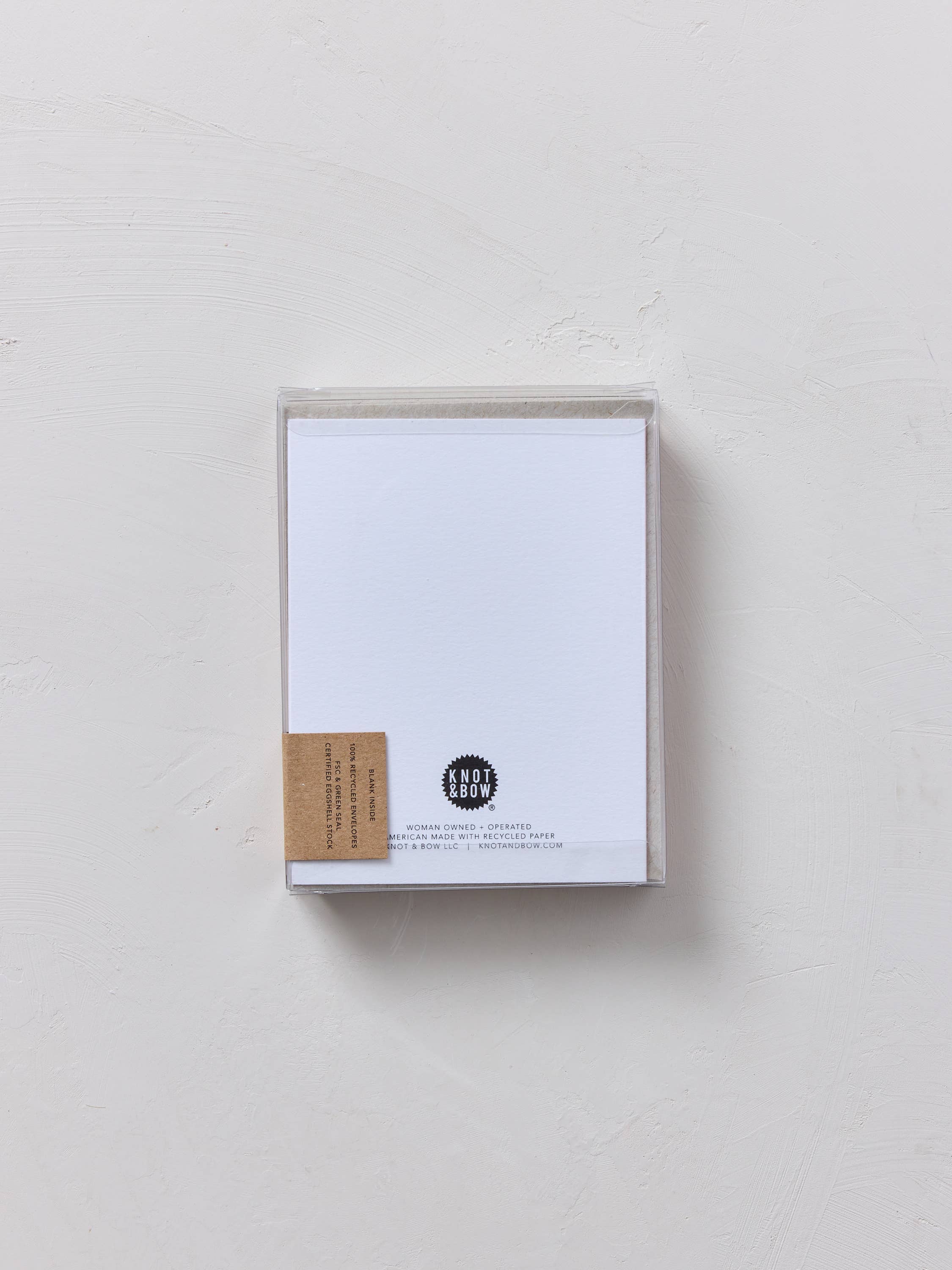 Knot & Bow - Wholesale Love Card - Boxed Set of 8 Cards | Splatter Heart Greeting Cards2