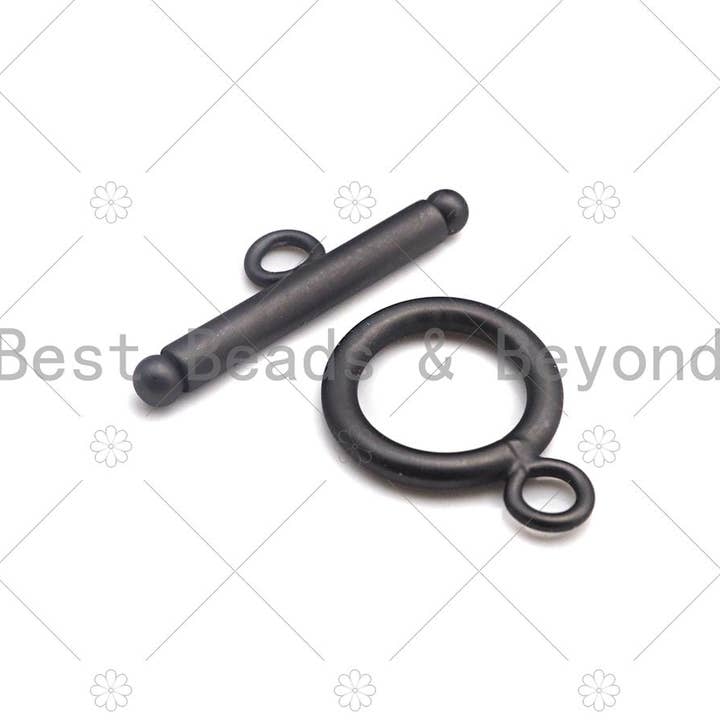 BestBeads&Beyond – wholesale Clasp – 1 Set Gold and Silver Plated Toggle Clasp, Y255