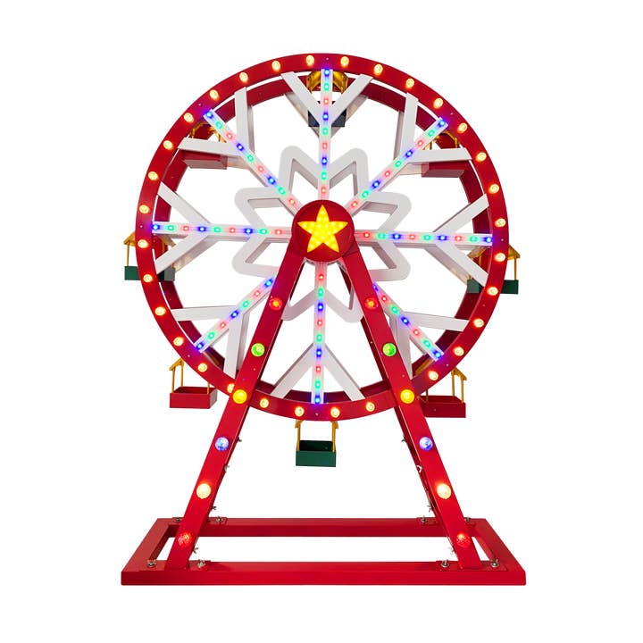 Mr. Christmas - Wholesale Outdoor Ornament/Decor - 5.5' Outdoor Animated Ferris Wheel