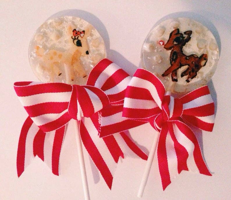 A Secret Forest - Wholesale Lollipop - Fondant Rudolf Lollipops4