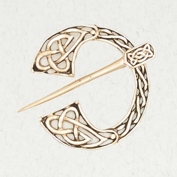 Nirvana - Wholesale Brooch - Bronze Celtic Cloak Clasp