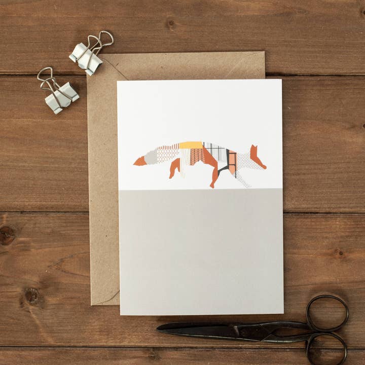 Everyday cards - Wildlife - Fox - Pack of 6 for wholesale by Lucy Alice