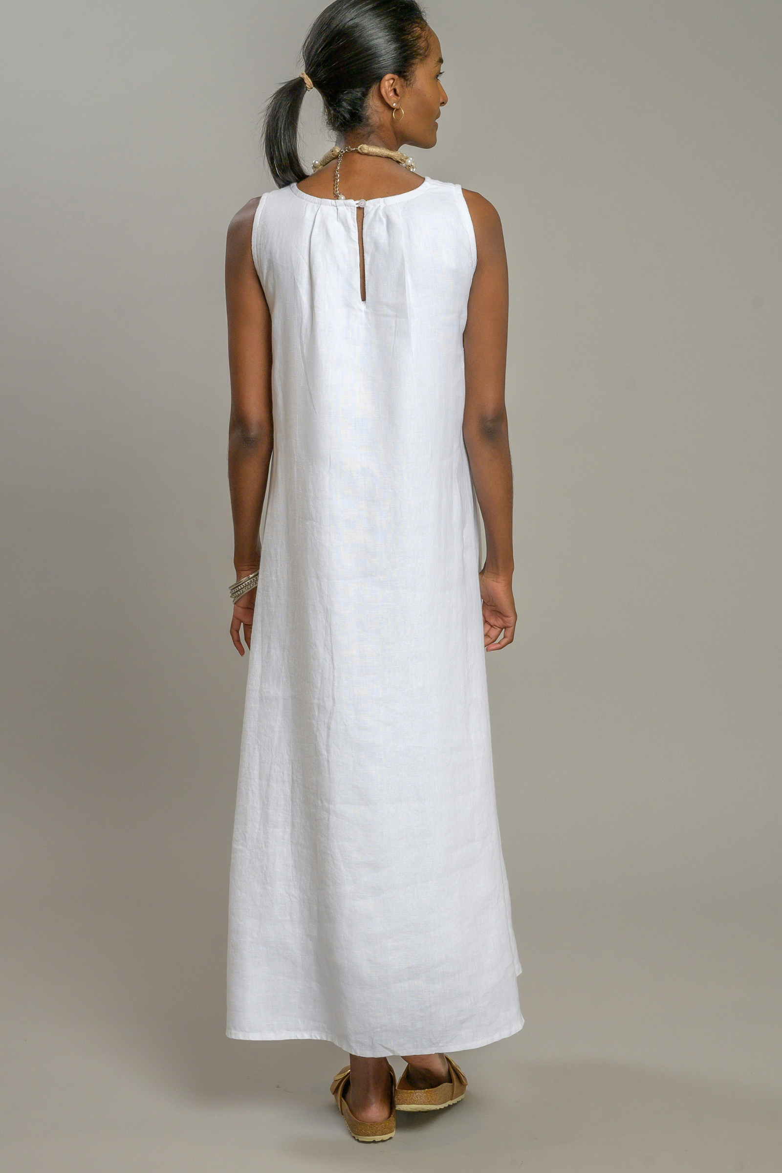 Arte Italica & Crown Linen Designs - Wholesale Dress - Women's - Katherine Dress5