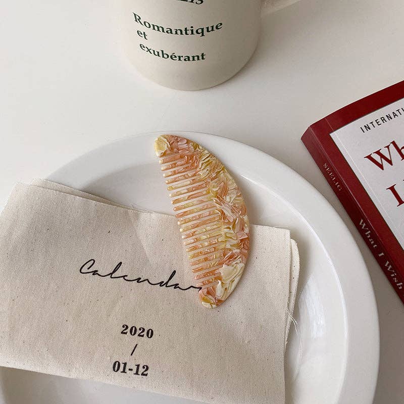 WEST AUSSIE SUPPLIES - Wholesale Hair Brush/Comb - Hairzy - Acetate Colorful Comb Handheld2